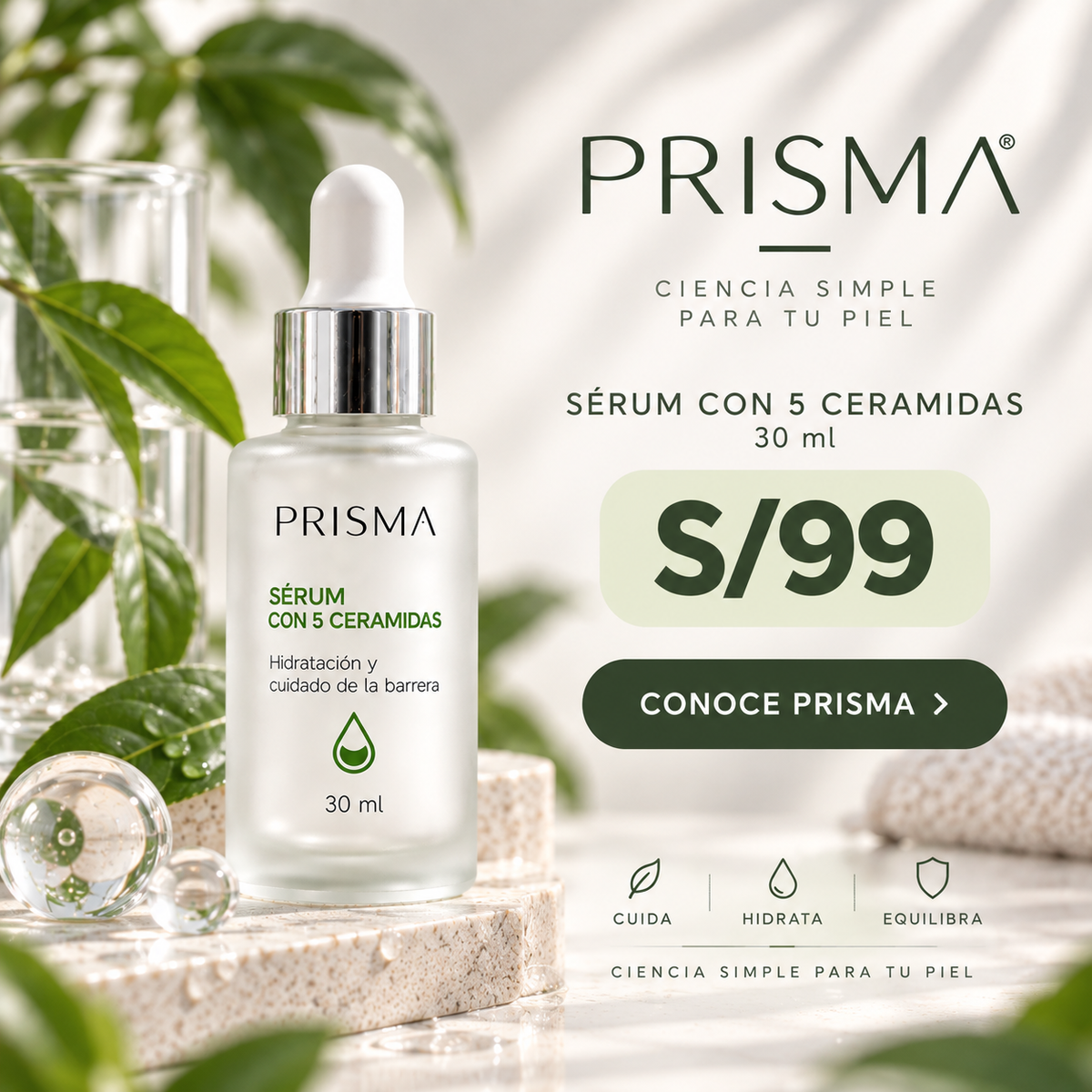 PRISMA · Sérum con 5 Ceramidas · 30 ml