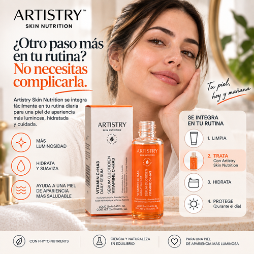 Artistry Skin Nutrition™ — Sérum Facial de Vitamina C + Ácido Hialurónico