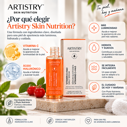 Artistry Skin Nutrition™ — Sérum Facial de Vitamina C + Ácido Hialurónico